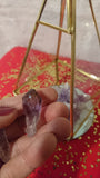 grade AA purple amethyst points from Brazil have a deep purple hue
