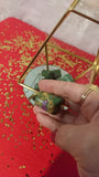 Hand-polished Ruby on Fuchsite stones from India. 1-2 inch wide each.