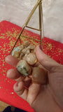 Hand-crafted sunstone pieces from India.