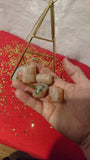 Hand-crafted sunstone pieces from India.