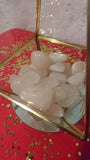 Polished rose quartz from Utah, 1-2 inches