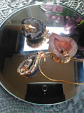 Geode & Quartz Point Pendants