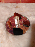 Includes: 1 Quartz Point, 1 Aragonite Cluster, 1 Red Jasper, 1 Black Tourmaline, 1 Lepidolite Slice